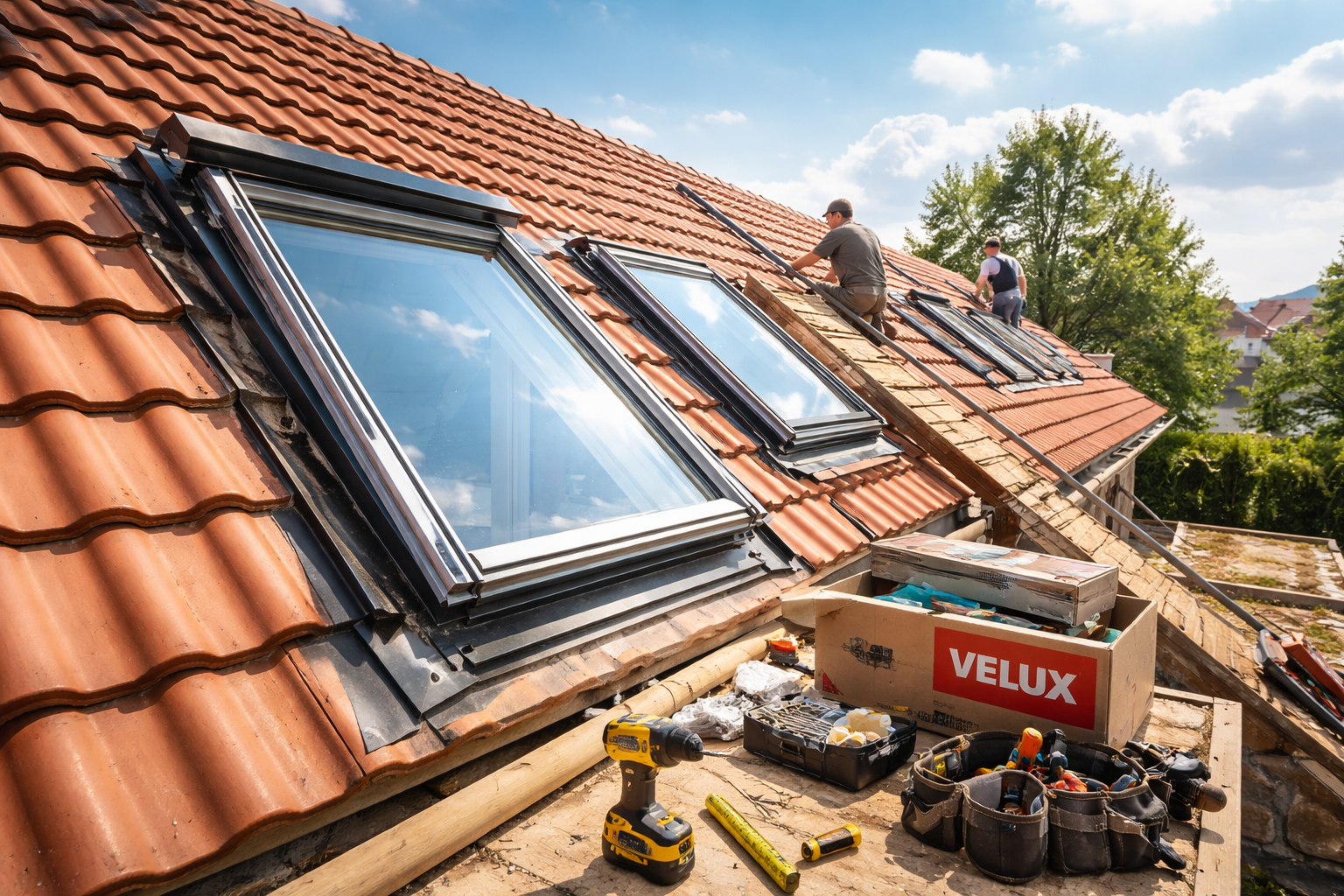 Pose de Velux à Saumur — Couverture Perdreau